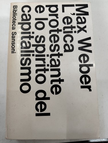 Etica protestante lo - l'etica,