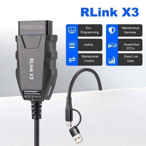 Topdon rlink j2534 - topdon, x3