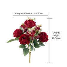 Bouquet Artificiale Rosa in