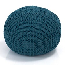 POUF BETH LIGHT BLUE