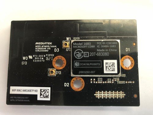 Scheda wifi originale per xbox - scheda,