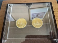 2 MONETE 500 LIRE ORO