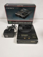 Crown CD-110 Portable Compact Disc Player Anno 1987