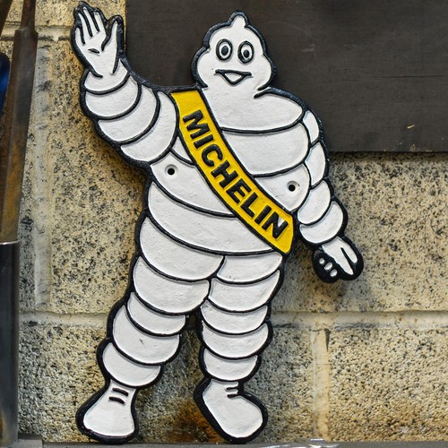 Michelin man cast iron - man",