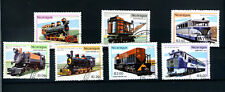 collezione NICARAGUA lotto 7 FRANCOBOLLI  tema treni Stamps  Timbres francobollo