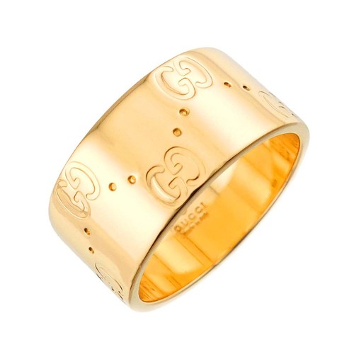 Anello largo icona gucci - gucci, in