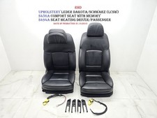 BMW F10 F11 Pelle Dakota Schwarz Comfort Sedili Set Memory Termico S456A S494A