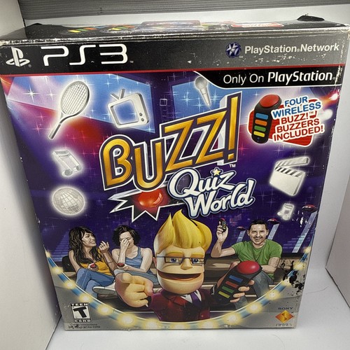 Buzz quiz world ps3 set - world,