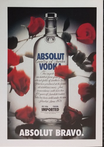 Cartolina absolut vodka - absolut,