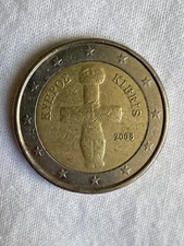 2 euro raro da collezione 2008 grecia