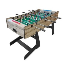 Tavolo Biliardino Calcetto Deluxe da Gioco Richiudibile Con Palline