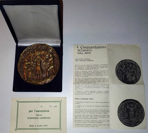 Medaglia gismondi tommaso - gismondi,