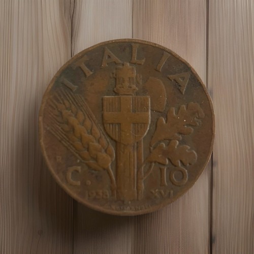 Moneta antica 10c anno 1933 - antica,