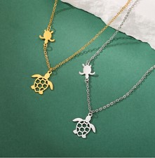 Collana ciondolo tartaruga in