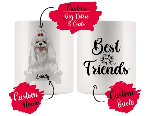 Tazza personalizzata maltese - tazza,