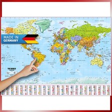 Mappa del mondo XXL poster