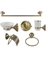 Set Bagno 6 Pezzi Bronzo