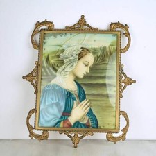 MADONNA CORNICE METALLO