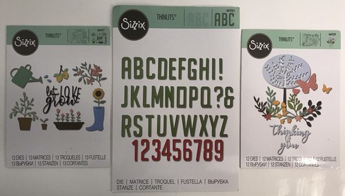 Lettere sizzix thinlits - sizzix,