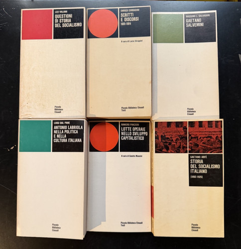 Lotto libri socialismo - , einaudi