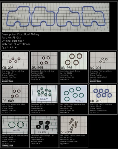 Kit manutenzione carburatore