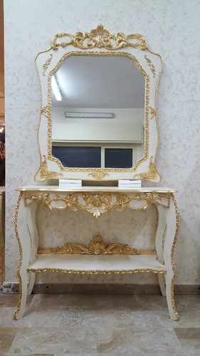 Consolle specchio legno - consolle, in
