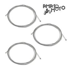 KIT 3 CAVO FILO GAS ACCELERATORE MOTO SCOOTER VESPA CIAO SI BRAVO 1.24MM 2M