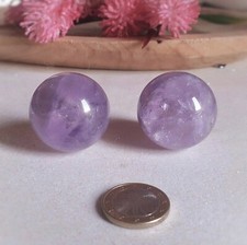 SFERA in AMETISTA (3,5 cm) ✦ quarzo intagliato a mano ✦ 58/59 grammi circa