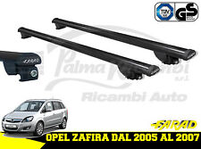 IRON120+BM03 BARRE PORTATUTTO FARAD NERE OPEL ZAFIRA DAL 2005 AL 2007