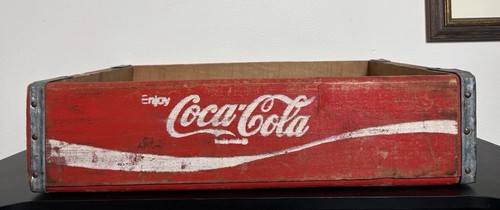 Vintage legno coca - cola, cassa