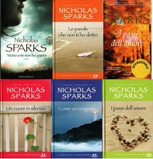 Libri Nicholas Sparks. Vari titoli. Vari anni. Vari editori. Rari.