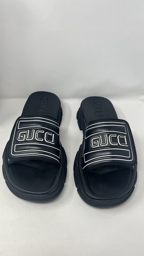 Gucci leather slides - gucci, for