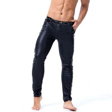 Pantalone ecopelle leggings