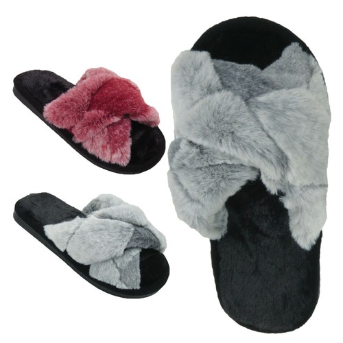 Donna pantofole incrociate - pantofole,