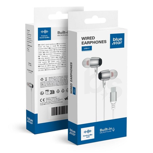 Blue star auricolare ear - blue,