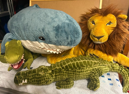 Set peluche ikea squalo - -,