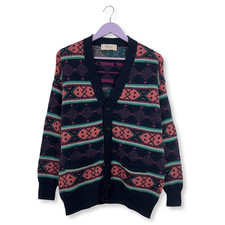 Cardigan vintage blu rosa - blu, e