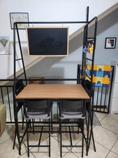 Tavolo alto Ikea HÅVERUD con 4 Sgabelli 