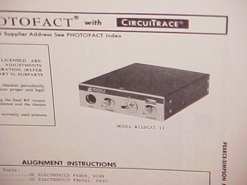 1972 pearce simpson - cb, radio