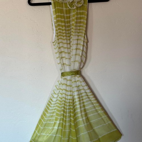 Abito bcbg verde bianco come - abito,
