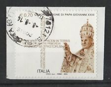 Italia usato 2014 2 frammenti ottimamente marginati n° 3530; 3562 Annulli LOCALI