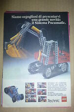 # ADVERTISING PUBBLICITA' LEGO TECHNIC il Sistema Pneumatic  - 1984