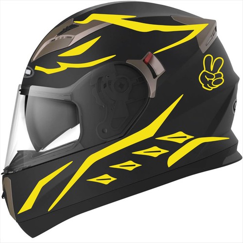 L432 adesivi casco moto - -,