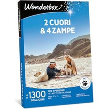 Cofanetto Regalo Wonderbox 2 cuori  4 zampe