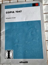 OLIVETTI COPIA 7047 ISTRUZIONI
