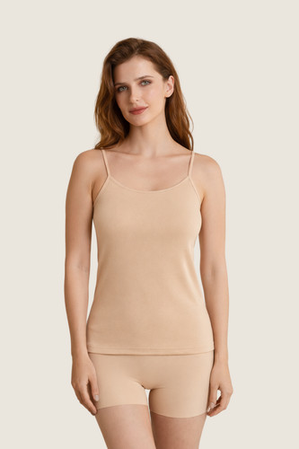 Top donna canottiera ribana - top,