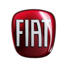 logo stemma adesivo fiat 3d