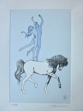 MILO MANARA Au Cirque PICASSO  Suite Saltimbanques gravure acquaforte etching