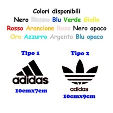 Adesivo ADIDAS in vinile prespaziato -2 PEZZI-