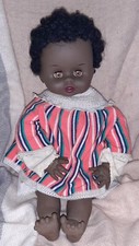 BAMBOLA CICCIOBELLO ROBERTINO MIO AA VINTAGE DOLL ANNI 70 Tipo SEBINO AFRICAN